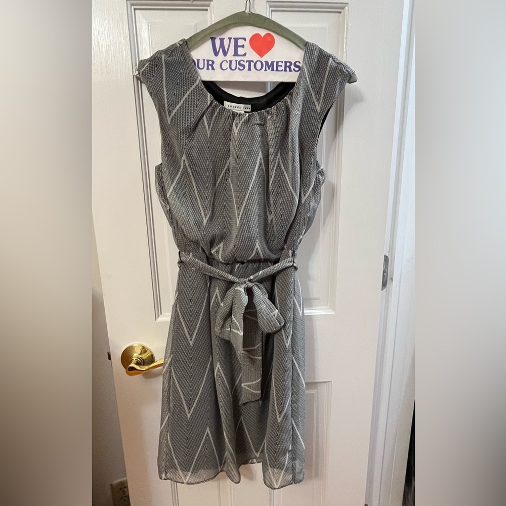 Amanda Lane Belted Dress